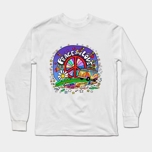 Peace and Love Long Sleeve T-Shirt